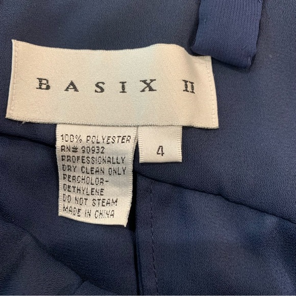 Pleated Blue evening gown - Picture 3 of 8